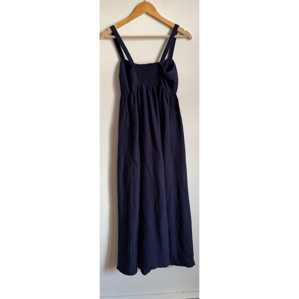 L'Agence Jessamy Empire Waist Linen Dress 0 - Picture 3 of 10